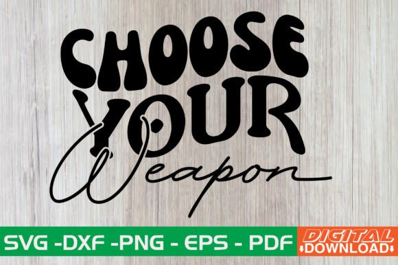 Choose Your Weapon Retro SVG Review