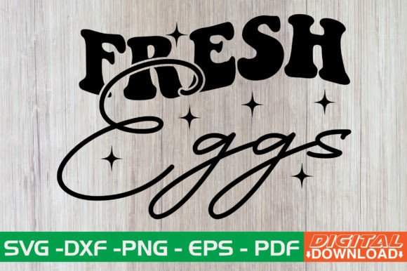Fresh Eggs Retro SVG: A Designer's Stitch-Test Review
