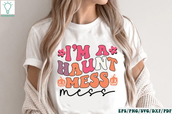 I'm a Haunt Mess Retro SVG Review