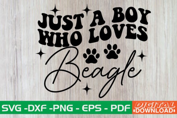 Just a Boy Who Loves Beagle Retro SVG Review