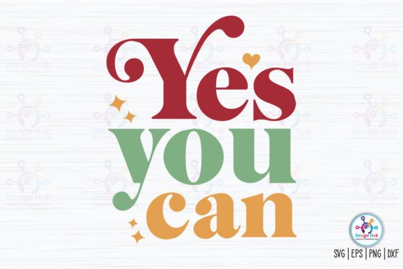Yes You Can Retro SVG Review